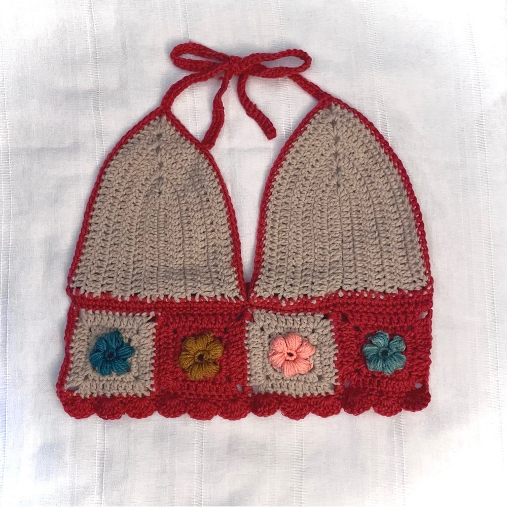 Floral Crochet Top